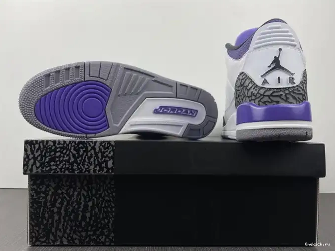 One Kick Air Iris' 3 'Dark Retro CT8532-105 Jordan 0517